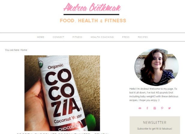 copyright: www.andreabiethman.com Andrea Biethman Website Screenshot