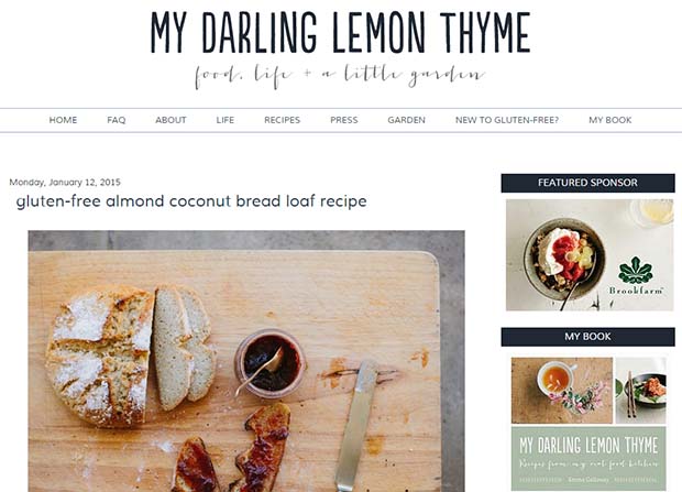 copyright: www.mydarlinglemonthyme.com My Darling Lemon Thyme - Website Screenshot