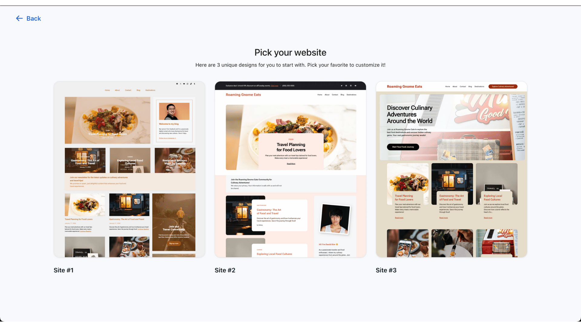 bluehost ai website design options