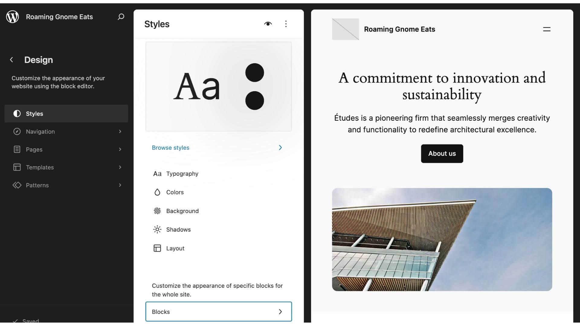 wordpress theme styles