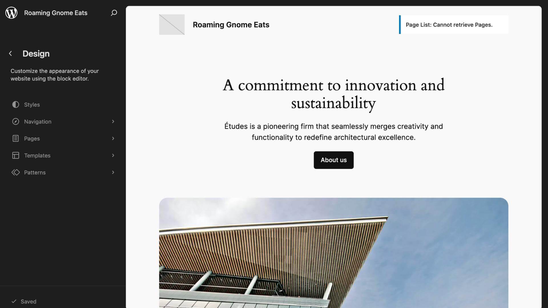 wordpress theme editor