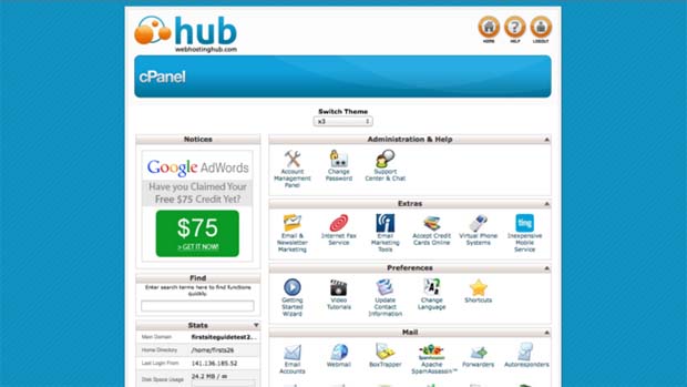 Web Hosting Hub Control Panel Web Hosting Hub Control Panel