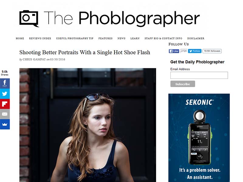 copyright: www.thephoblographer.com The Phoblographer - Website Screenshot