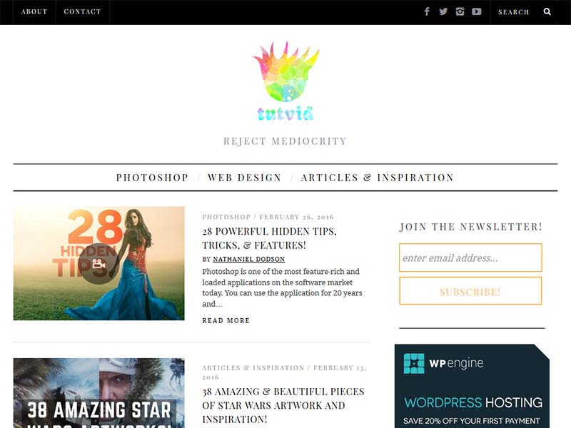 copyright: www.tutvid.com Tutvid - Website Screenshot
