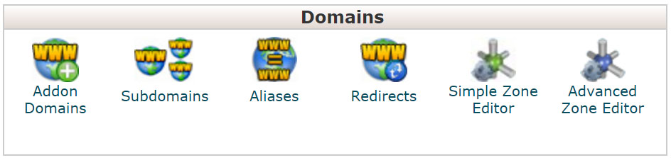 cPanel Domains