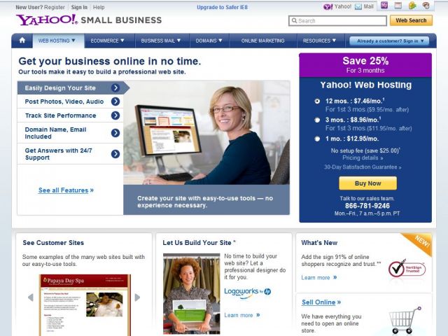 Yahoo Screenshot