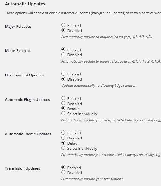 Easy Updates Manager