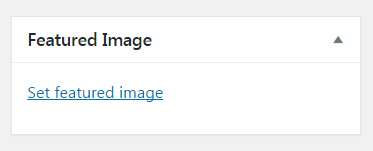 Image en vedette WordPress