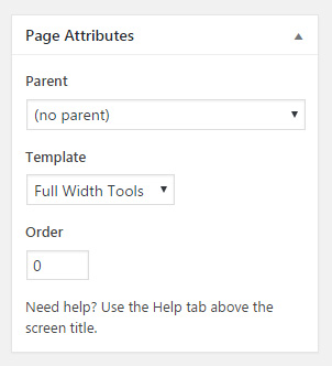 Custom page templates in WordPress