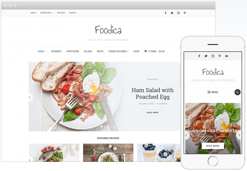 Foodica WordPress Theme