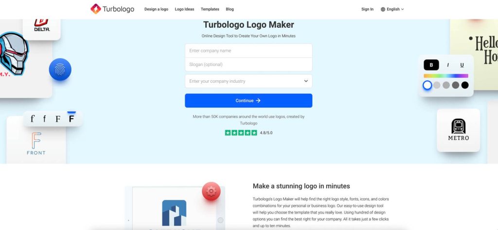 turbologo homepage