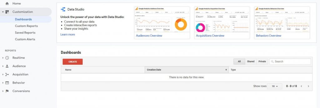 create custom report