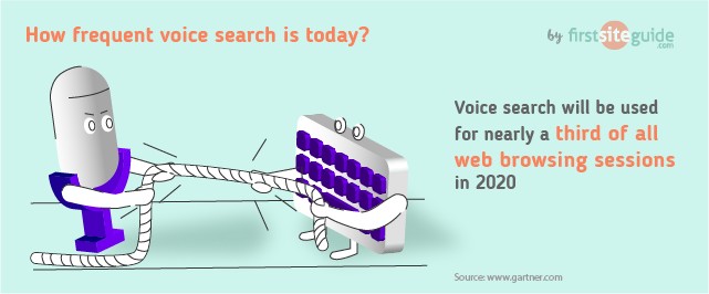 How frequent is voice search