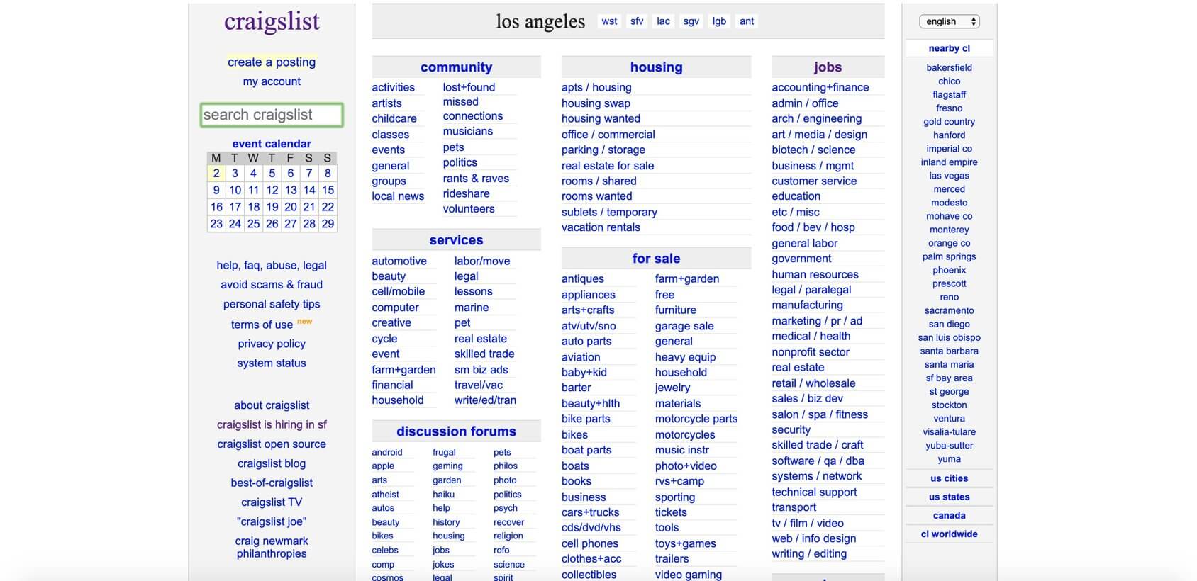 Craigslist Gold Country Jobs / Craigslist San Luis Obispo Furniture By