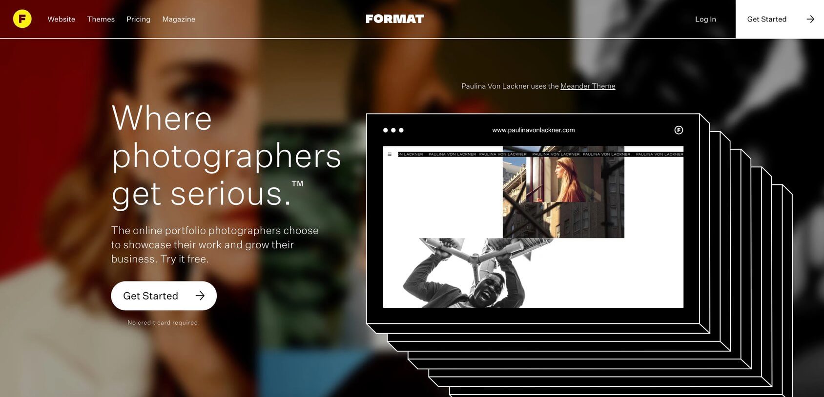 Format homepage