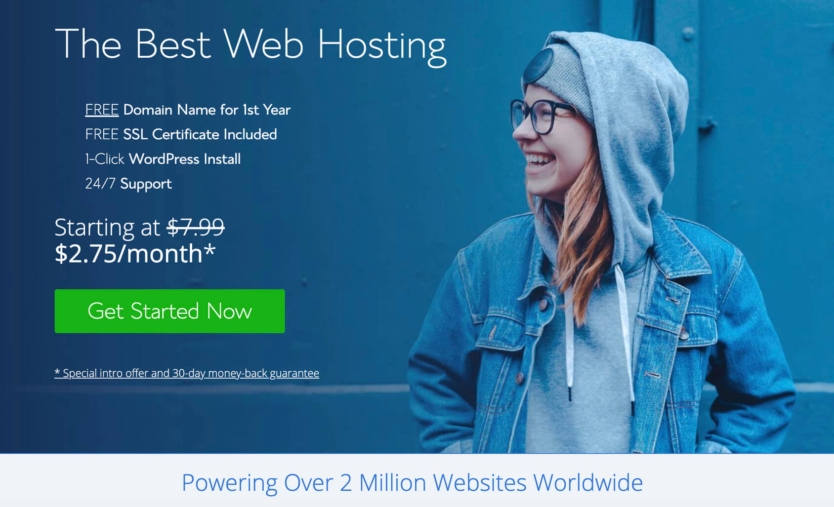 bluehost homepage