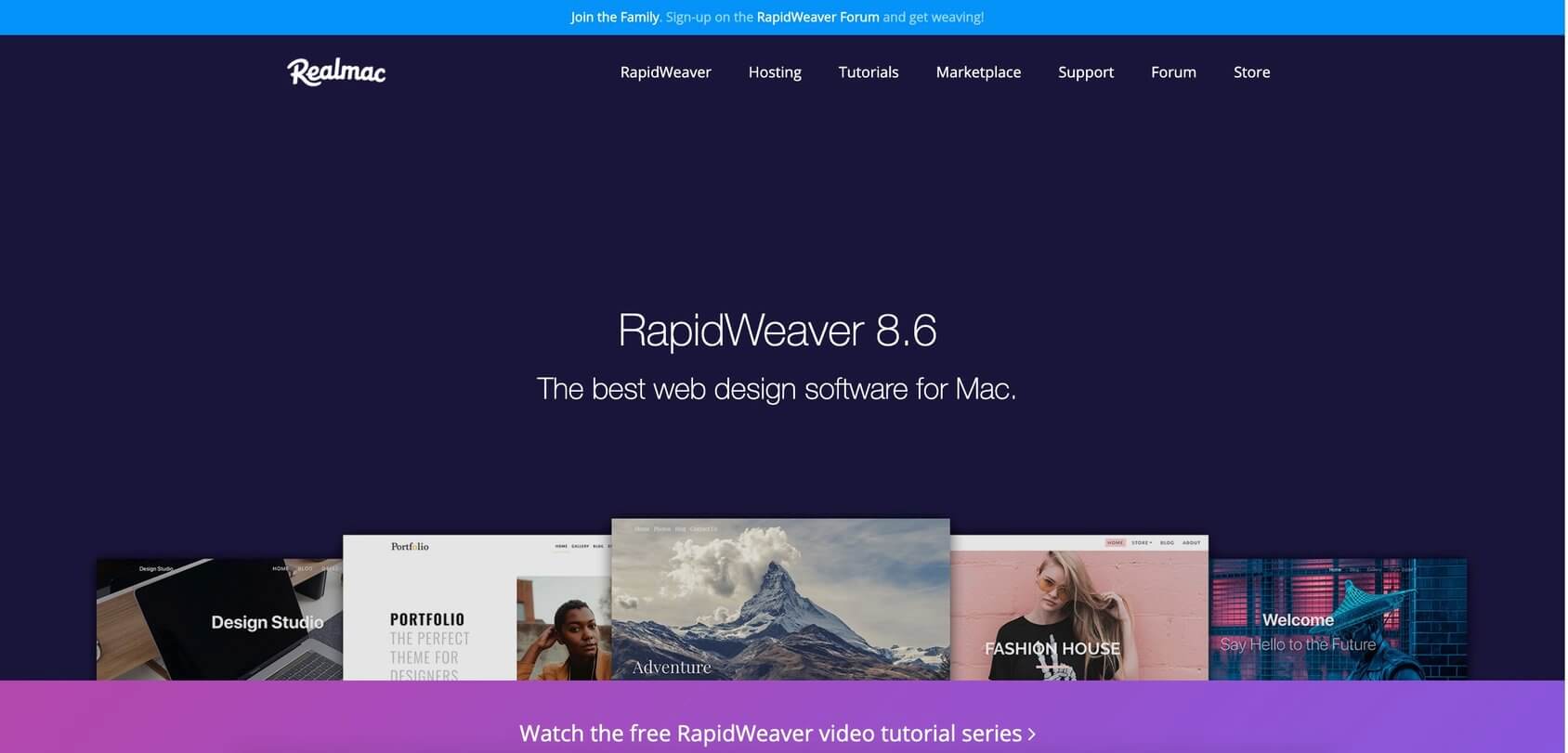 easiest website builder for mac