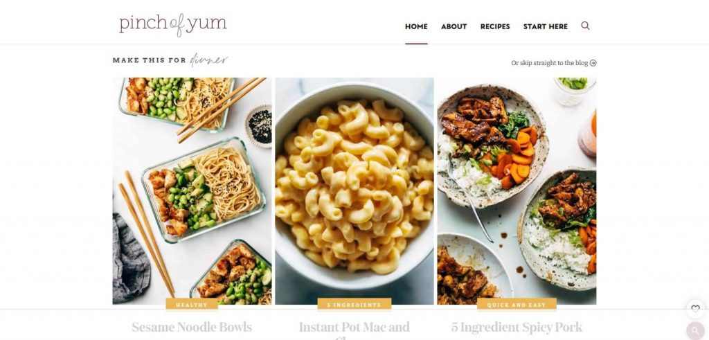 Pinch of Yum - A food blog with simple and tasty recipes.