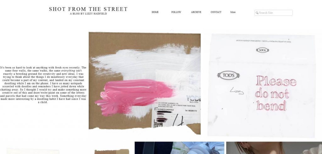 Shot From The Street Homepage
