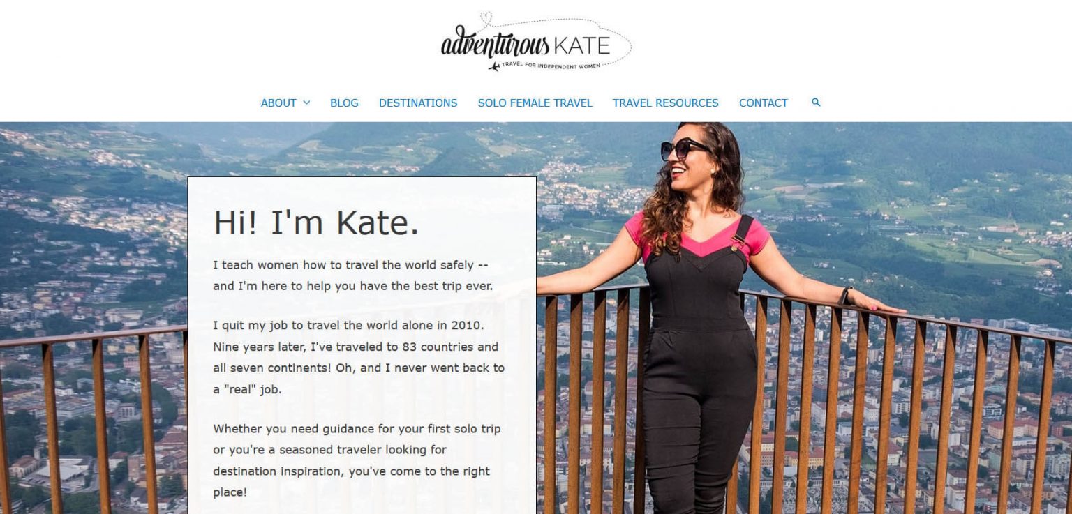 personal travel blog examples