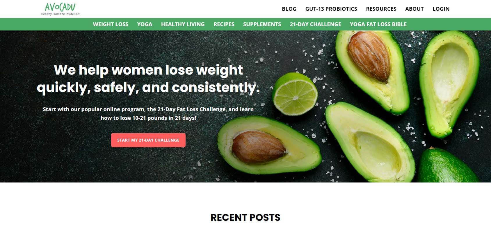 Avocadu Homepage