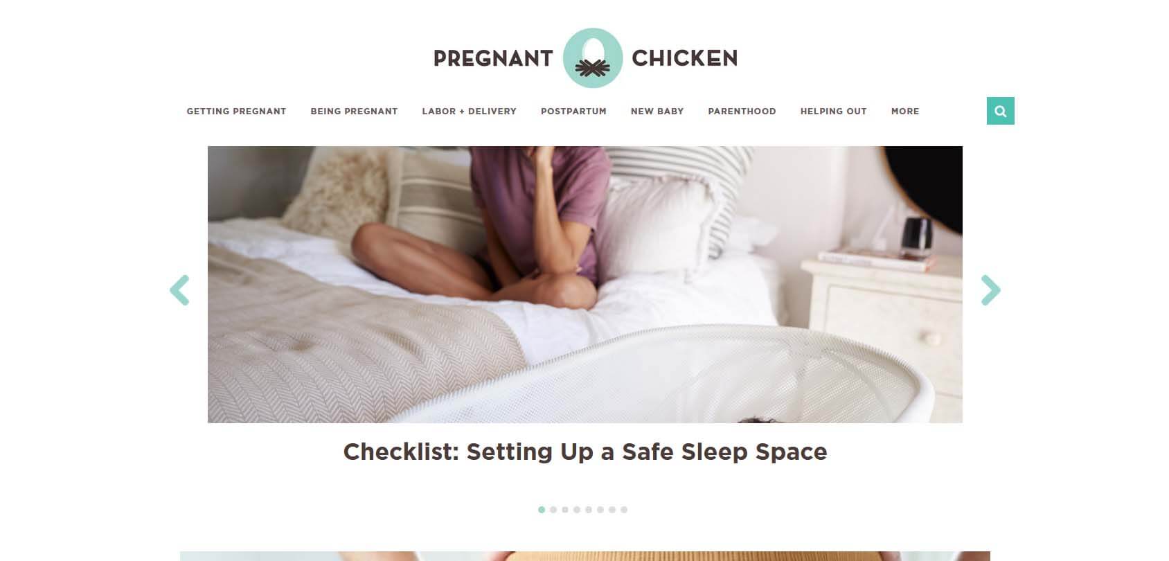 Pregnant Chicken Homepage