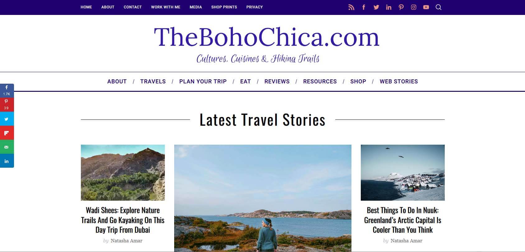TheBohoChica Homepage