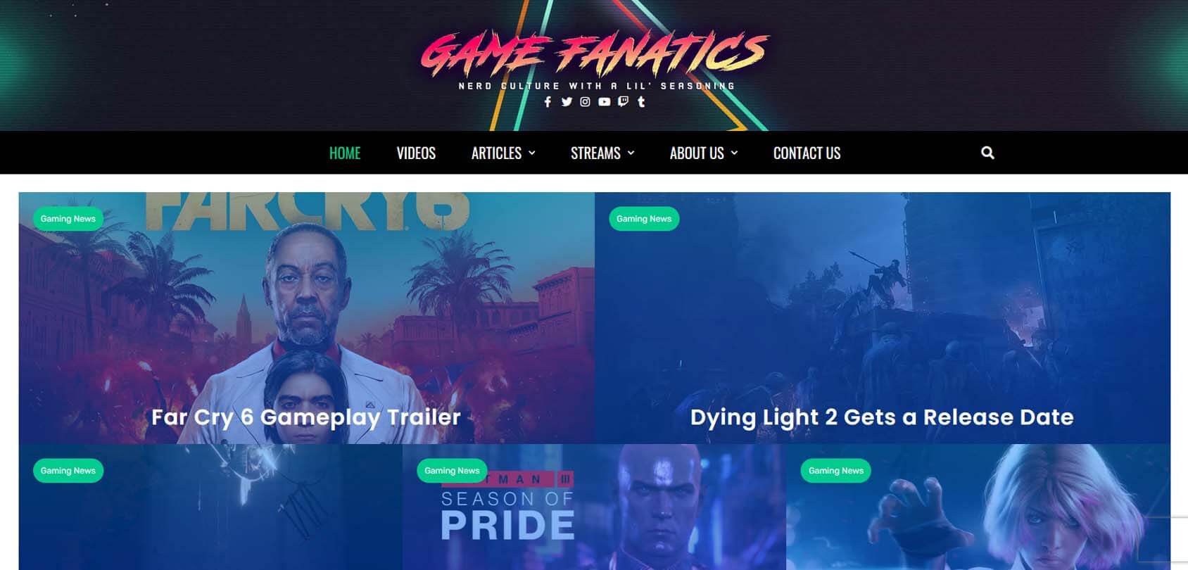 The Game Fanatics Homepage