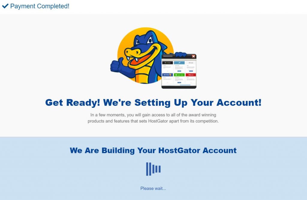 hostgator setup