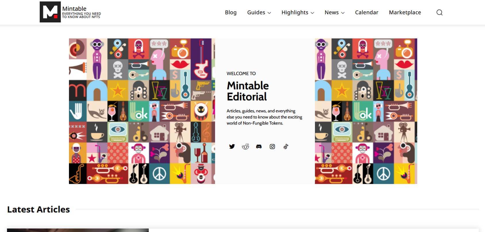 Mintable Homepage