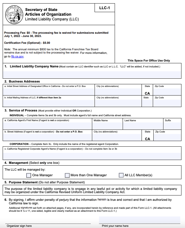 Learn How To File Your Llc Articles Of Organization 2023 