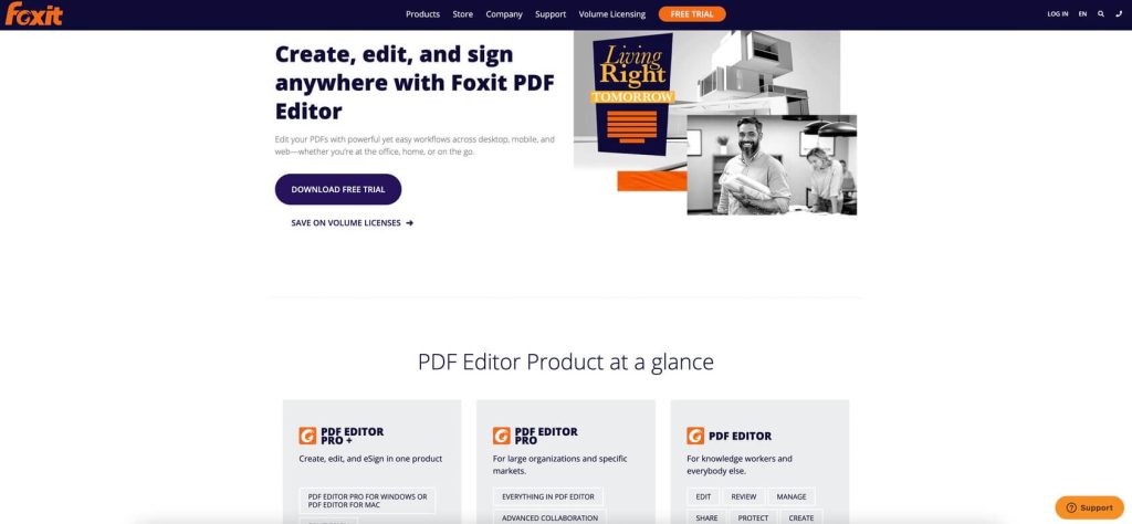 foxit homepage