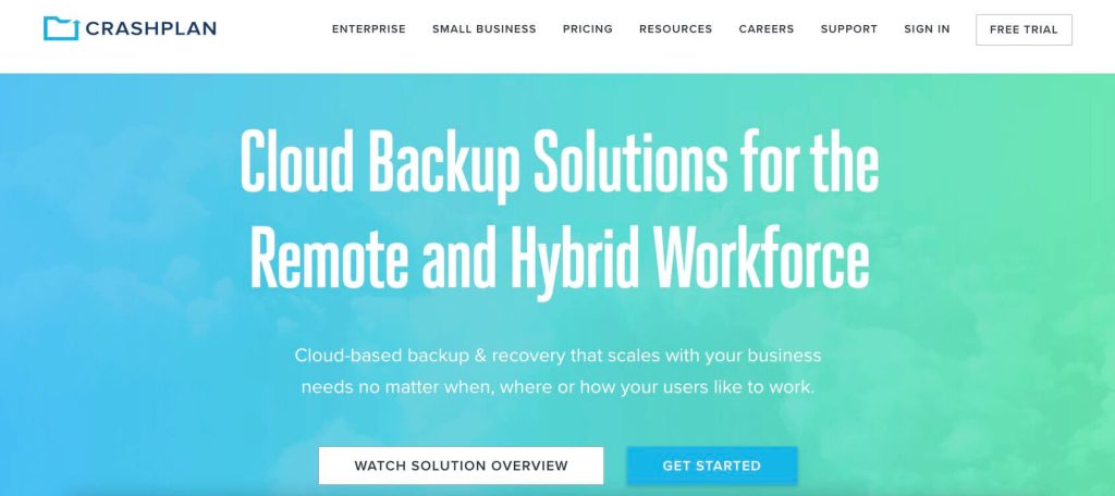 crashplan homepage