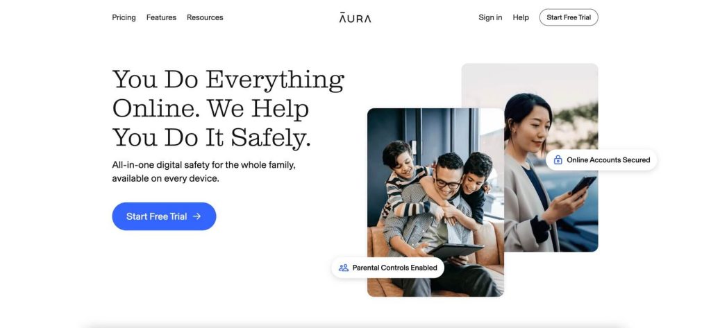 aura homepage