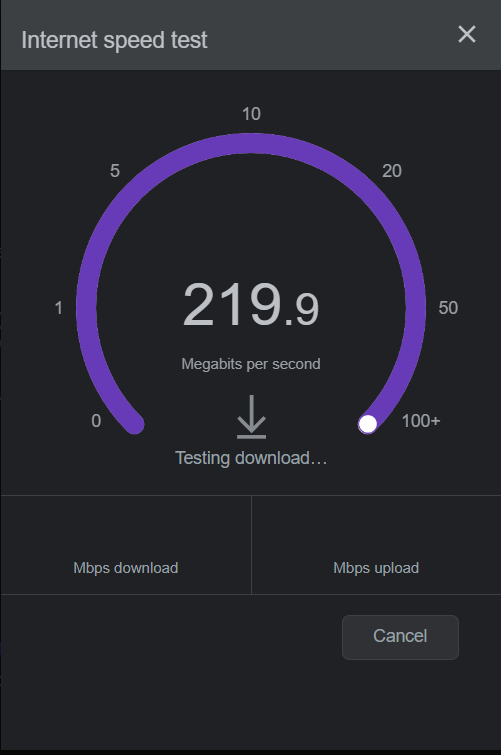 internet speed testing
