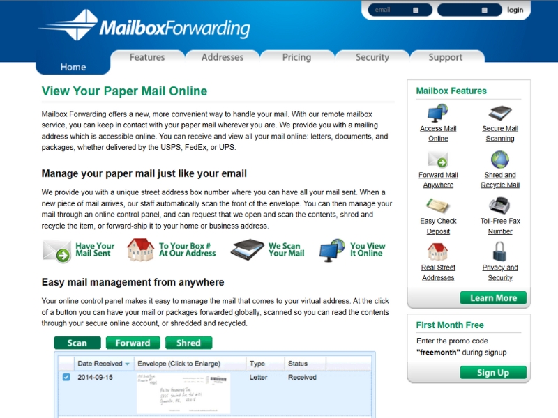 Mailbox Forwarding