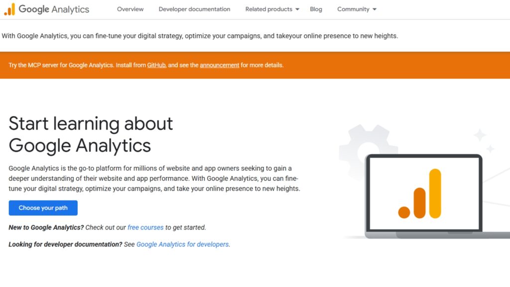 Must-have tools to start an online business Google Analytics Dashboard