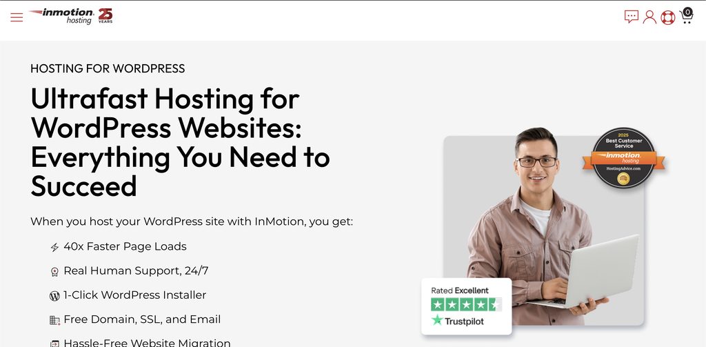 inmotion home page
